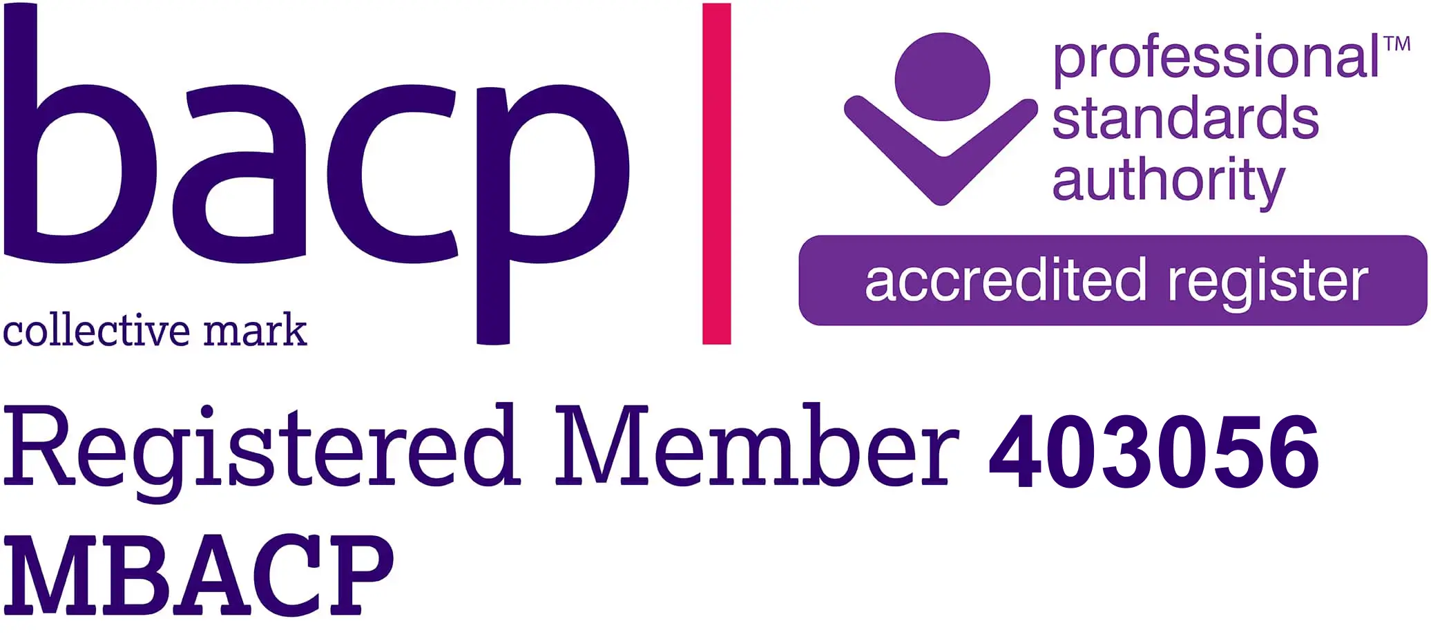 BACP registered member: 403056